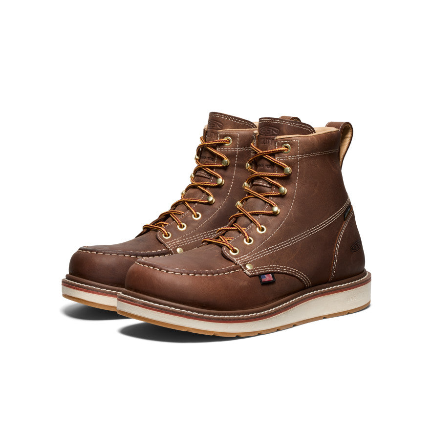 Men's Liberty 6 Waterproof Boot (Carbon Toe) | Chestnut/Gum - Image 2