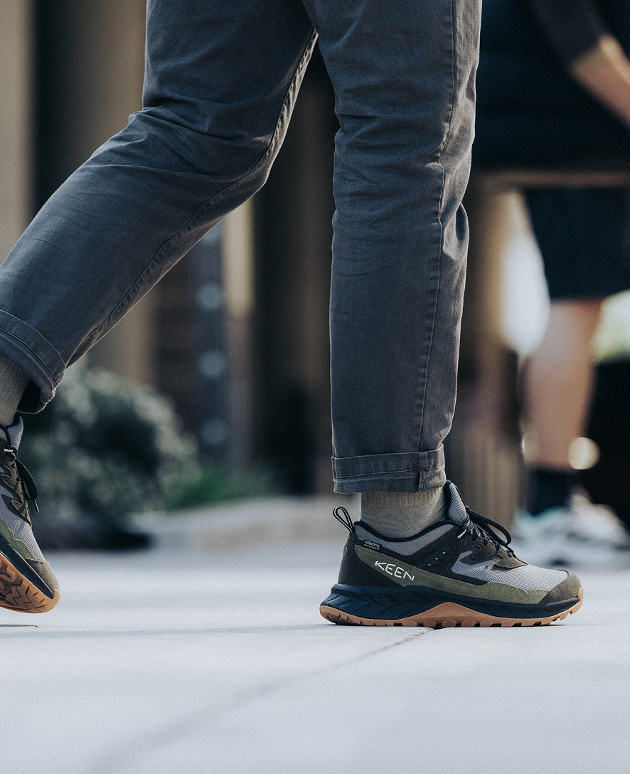 Men's Hightrail Waterproof Hiking Shoe | Steel Grey/Forest Night - Image 8