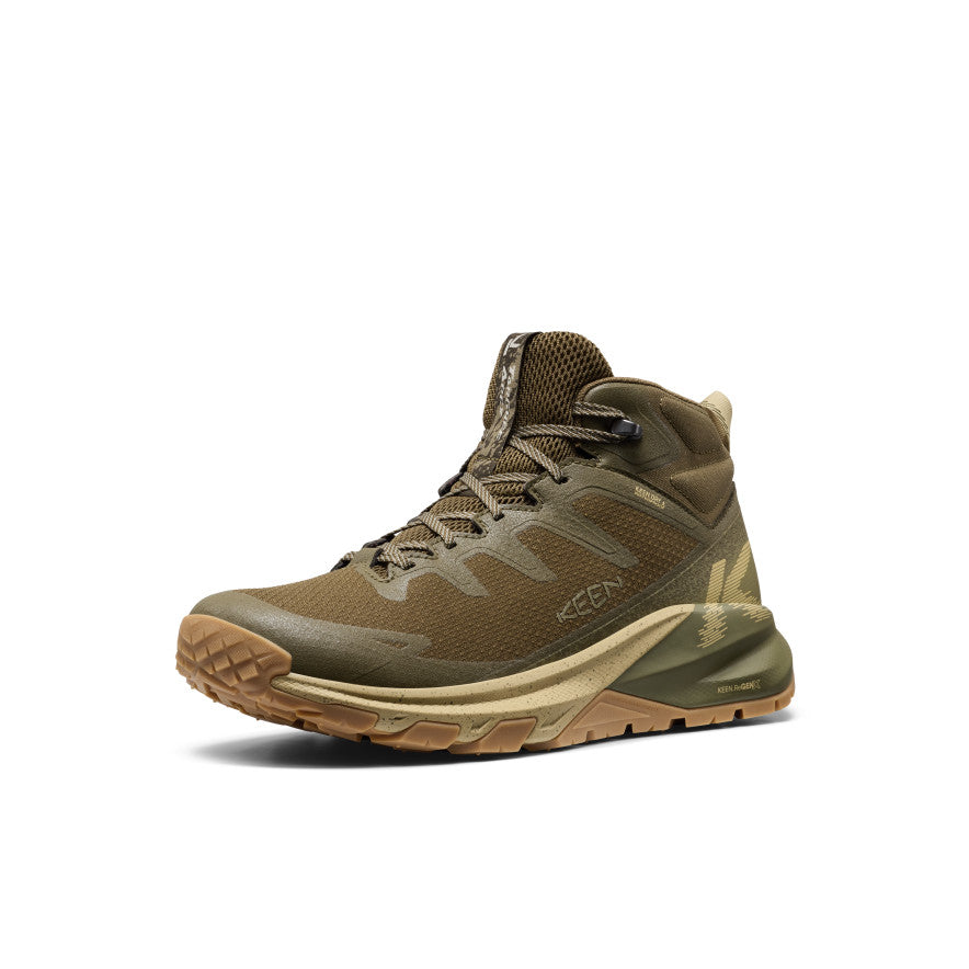 Men's Targhee Apex Waterproof Hiking Boot | Dark Olive/Khaki - Image 3