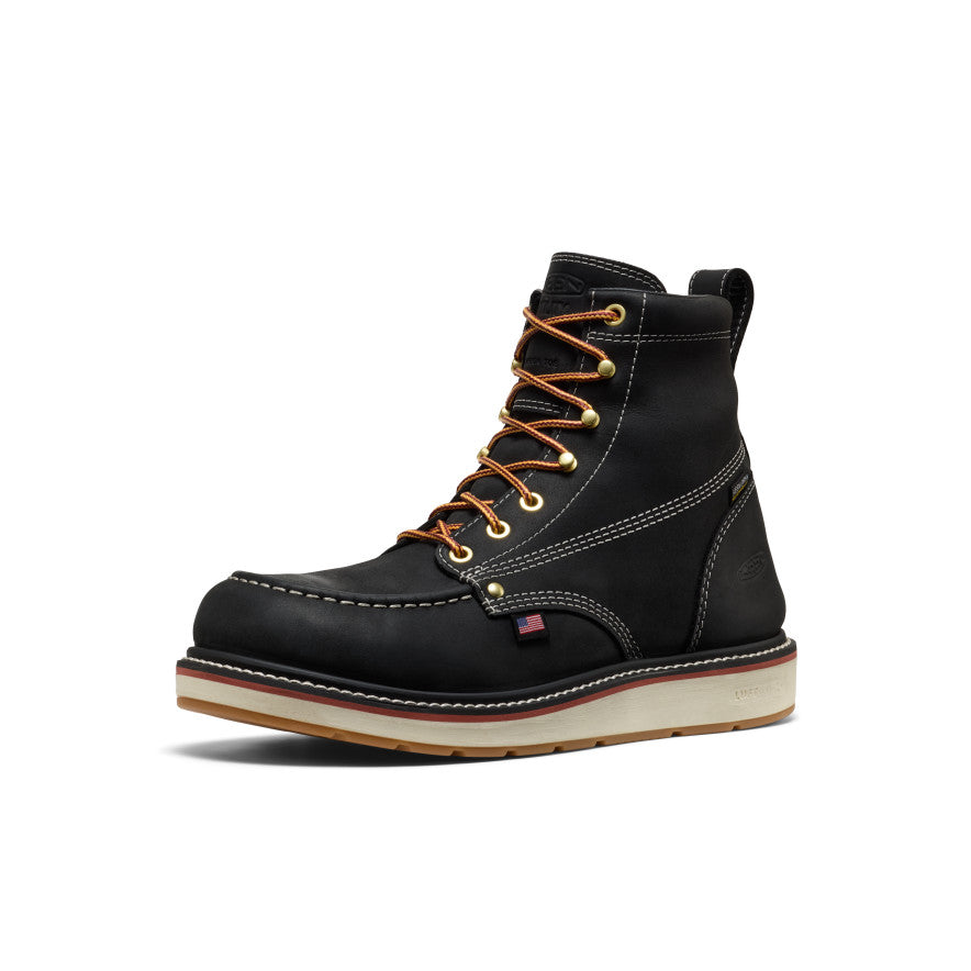 Men's Liberty 6 Waterproof Boot (Carbon Toe) | Black/Gum - Image 3