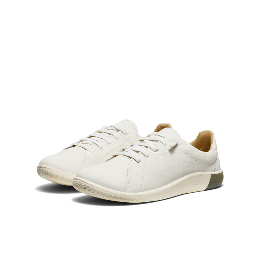 Women's KNX Leather Sneaker | Star White/Star White - Image 2