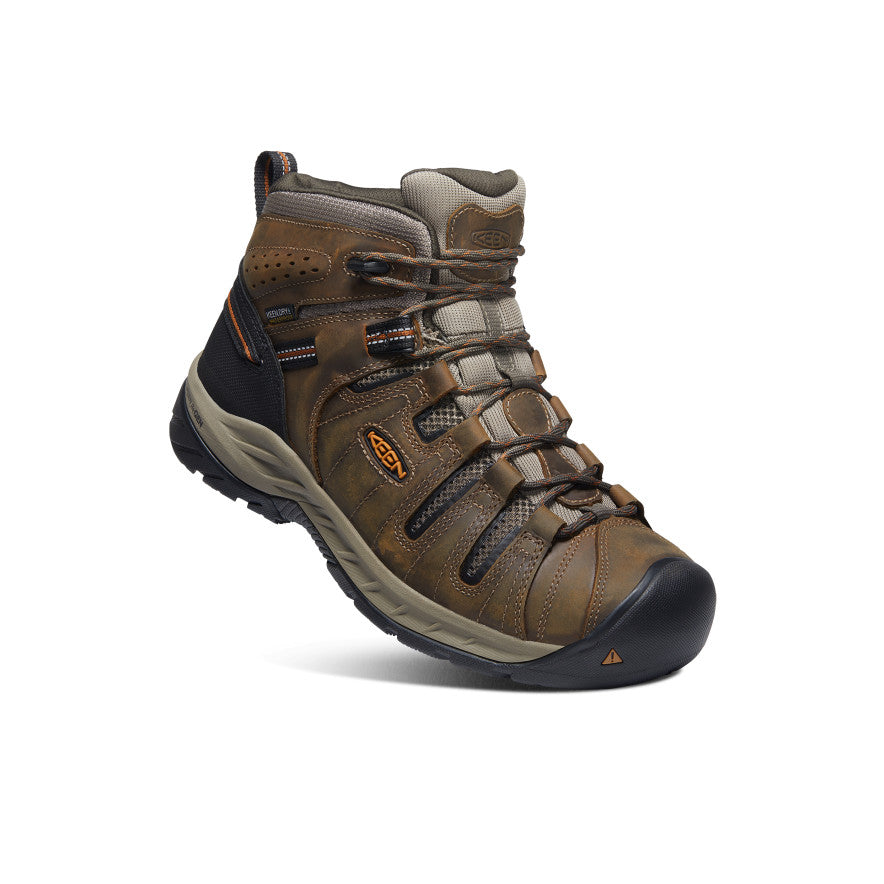 Men's Flint II Waterproof Mid (Soft Toe) | Black Olive/Brindle - Image 3