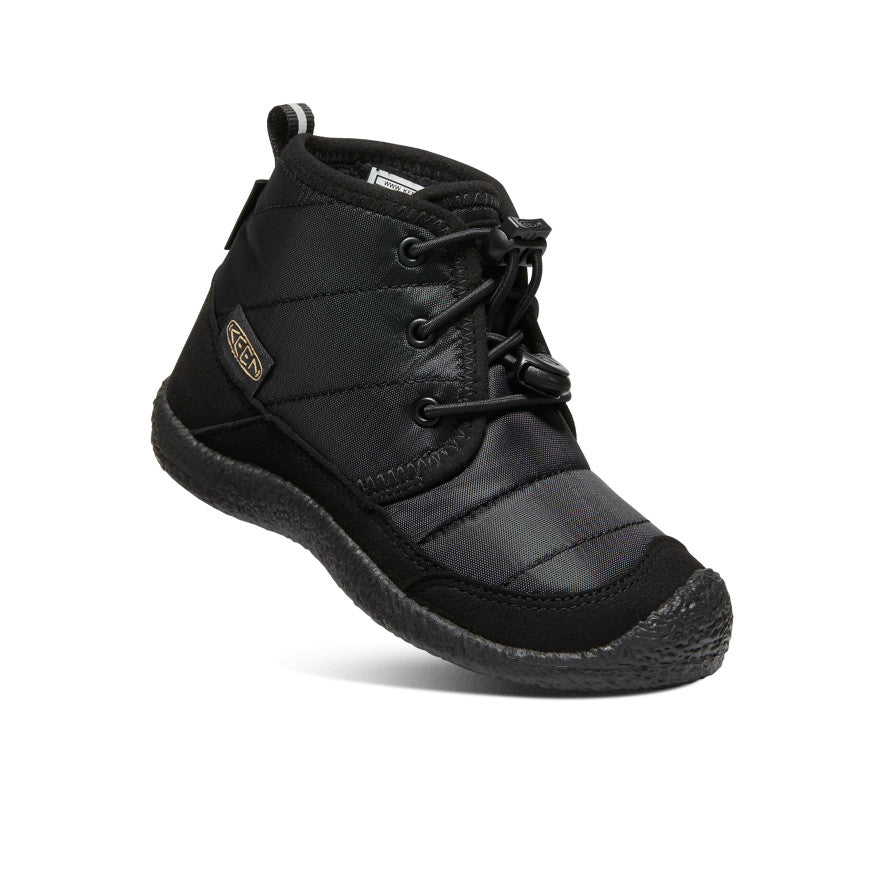 Little Kids' Howser II Waterproof Chukka | Black/Black - Image 3