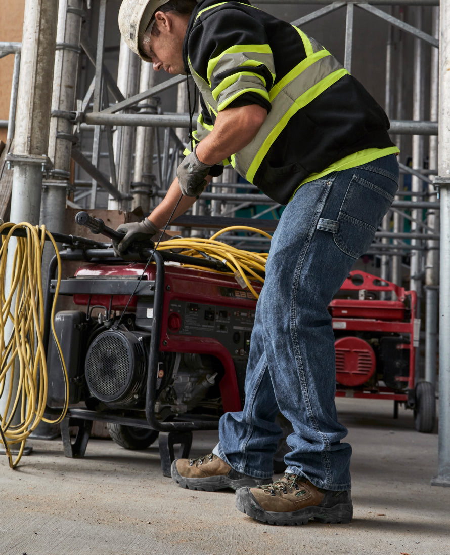 Men's Pittsburgh Energy 6 Waterproof Boot (Soft Toe) | Cascade Brown/Black - Image 9