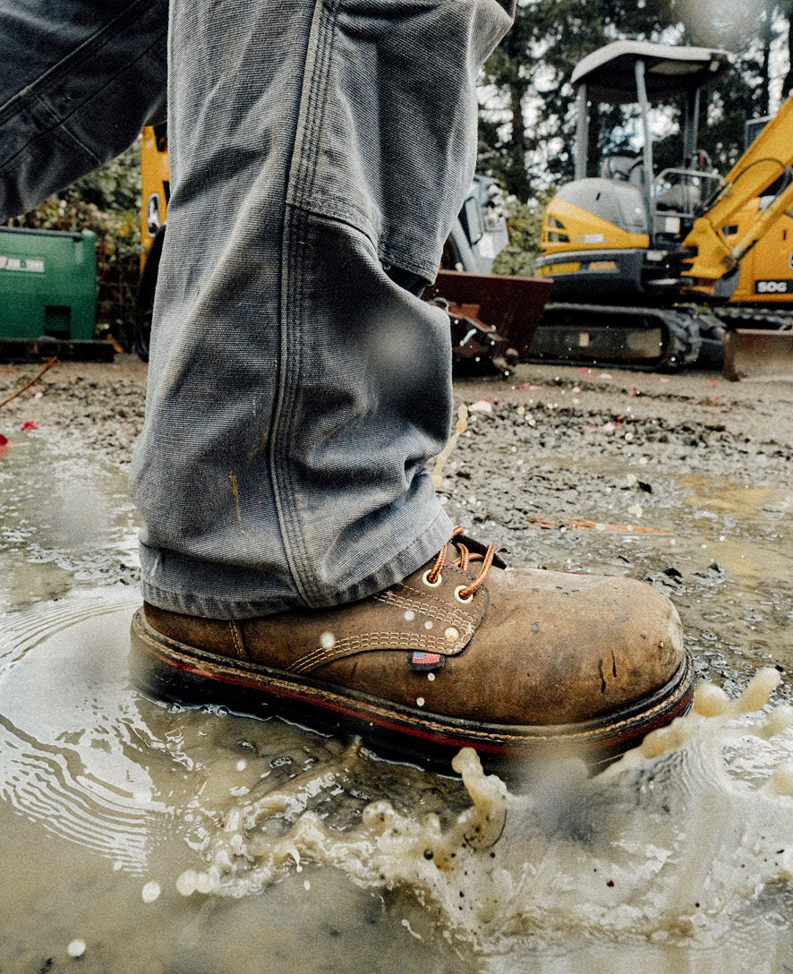 Men's Liberty 8 Waterproof 90° Heel Boot (Carbon Toe) | Coffee Bean/Black - Image 9