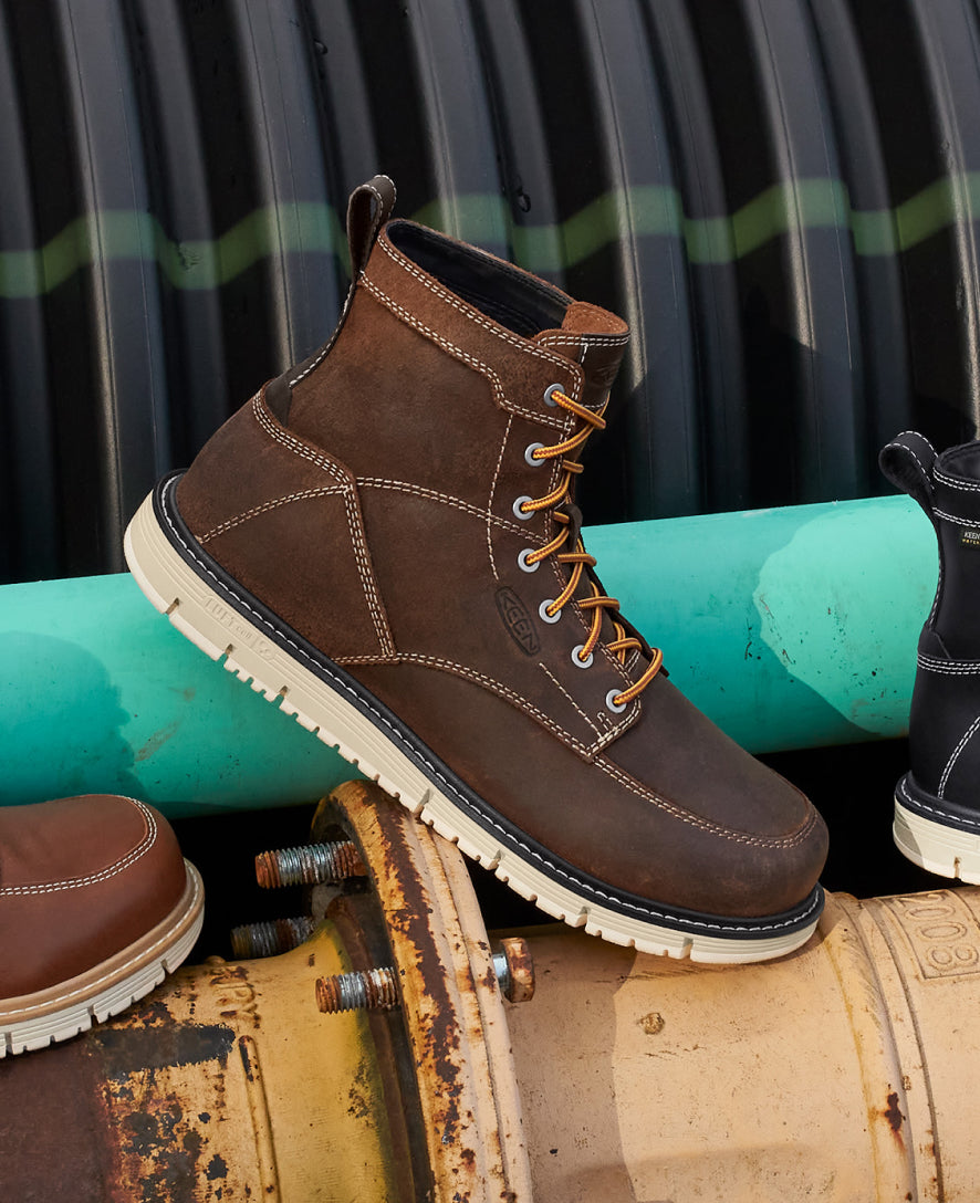 Men's San Jose 6 Boot (Soft Toe) | Coffee Bean/Star White - Image 9