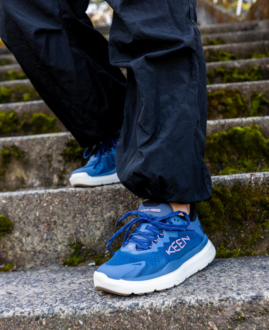 Women's WK450 Walking Shoe | Vintage Indigo/Nostalgia Rose - Image 8