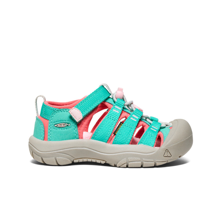 Little Kids' Newport H2 | Bright Aqua/Giggle Pink