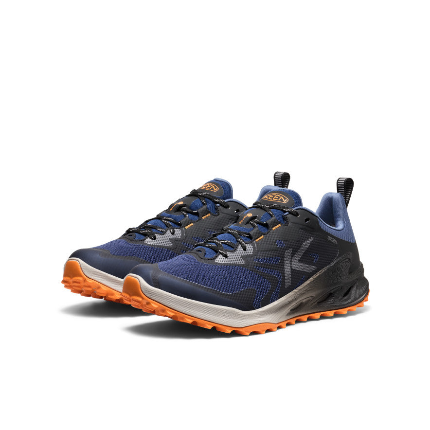 Men's Zionic NXT Waterproof Hiking Shoe | Naval Academy/Bright Marigold - Image 2