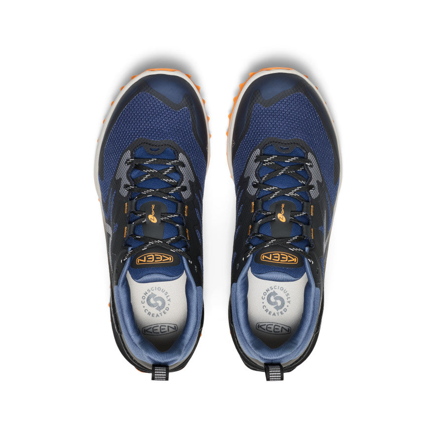 Men's Zionic NXT Waterproof Hiking Shoe | Naval Academy/Bright Marigold - Image 4