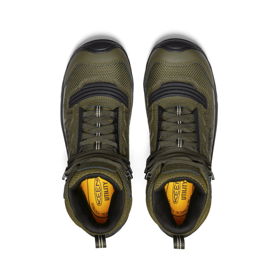 Men's Reno Mid Waterproof (Carbon Toe) | Dark Olive/Black - Image 4